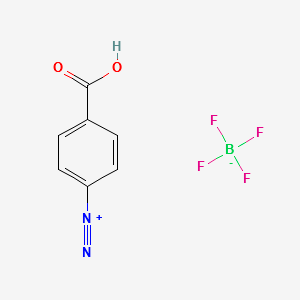 4-carboxybenzediazonium tetrafluoroborate structure, CAS 456-25-7
