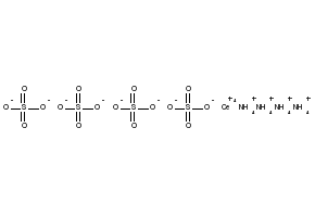 AMMONIUM CERIUM(IV) SULFATE structure, CAS 7637-03-8