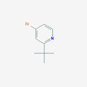 4-broMo-2-tert-butylpyridine structure, CAS 1086381-30-7
