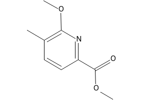 Methyl 5-Methoxy-6-nitropicolinate structure, CAS 390816-44-1