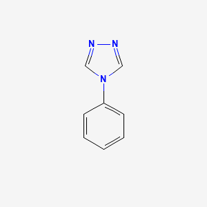 4-Phenyl-4H-1,2,4-triazole structure, CAS 16227-12-6
