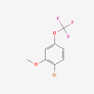 1-broMo-2-Methoxy-4-(trifluoroMethoxy)benzene structure, CAS 848360-85-0