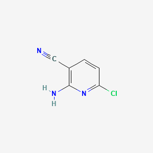 2-aMino-6-chloronicotinonitrile structure, CAS 52471-07-5