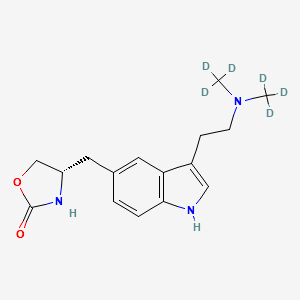 ZOLMITRIPTAN-D6 structure, CAS 1217644-84-2