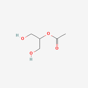 2-Monoacetin structure, CAS 100-78-7