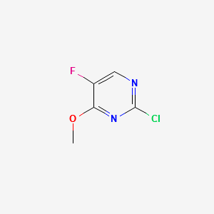 2-chloro-5-fluoro-4-methoxypyrimidine structure, CAS 37554-70-4