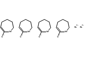 DIRHODIUM (II) TETRAKIS(CAPROLACTAM) structure, CAS 138984-26-6