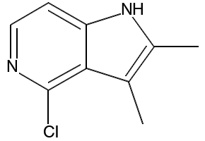 Pyridine, 4-chloro-2,3-dimethyl- (9CI) structure, CAS 315496-27-6
