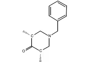 (3S,5R)-1-benzyl-3,5-diMethylpiperidin-4-one structure, CAS 324769-03-1