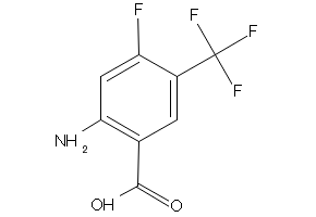 Benzoic acid,2-fluoro-5-[(4-piperidinylmethyl)amino]-,hydrochloride structure, CAS 1515633-66-5
