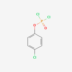 4-CHLOROPHENYL PHOSPHORODICHLORIDATE structure, CAS 772-79-2