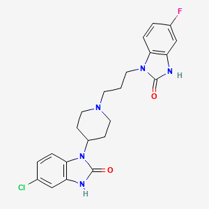 flumeridone structure, CAS 75444-64-3