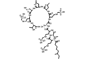 COLISTIMETHATE SODIUM structure, CAS 8068-37-9