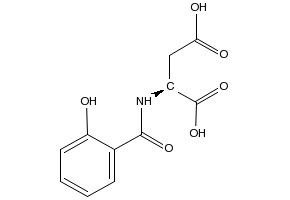 N-(2-HYDROXYBENZOYL)-L-ASPARTIC ACID structure, CAS 56145-94-9