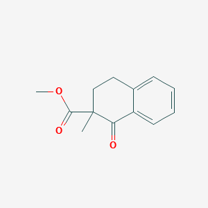 1,2,3,4-tetrahydro-2-methyl-1-oxo-, methyl ester 2-Naphthalenecarboxylic acid structure, CAS 54125-61-0