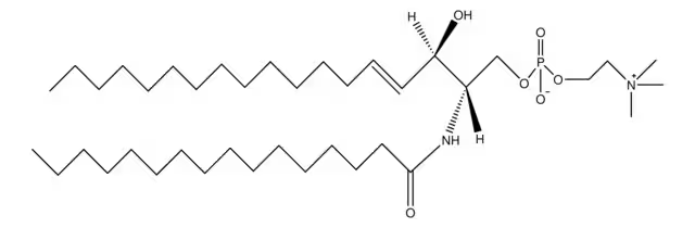 SPHINGOMYELIN structure, CAS 85187-10-6