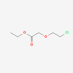 Ethyl 2-chloroethoxyl acetic acid structure, CAS 17229-14-0