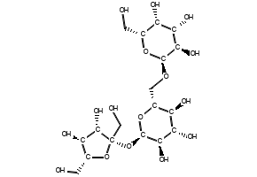 RAFFINOSE structure, CAS 512-69-6