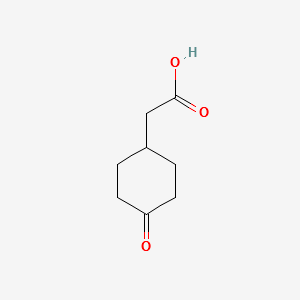 (4-OXOCYCLOHEXYL)ACETIC ACID structure, CAS 52263-23-7