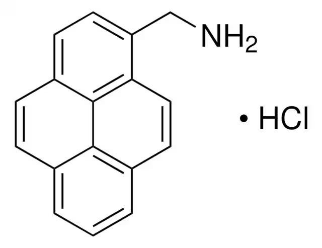 1-AMINOMETHYLPYRENE, HYDROCHLORIDE structure, CAS 93324-65-3