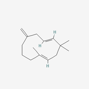 BETA-HUMULENE structure, CAS 116-04-1