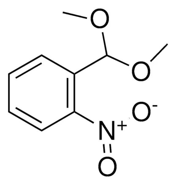 ORTHO-NITROBENZALDEHYDEDIMETHYLACETAL structure, CAS 20627-73-0
