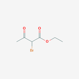 ethyl 2-broMo-3-oxobutanoate structure, CAS 84911-18-2