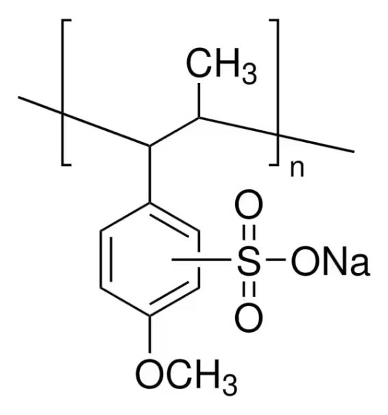 POLYANETHOLESULFONIC ACID SODIUM structure, CAS 55963-78-5