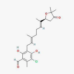 ascofuranone structure, CAS 38462-04-3