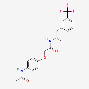 Flucetorex structure, CAS 40256-99-3