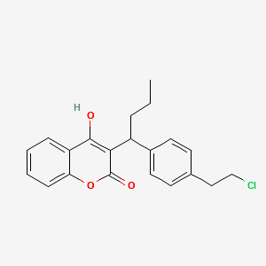 clocoumarol structure, CAS 35838-63-2