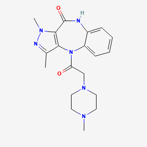 Zolenzepine structure, CAS 78208-13-6