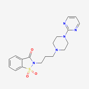 Revospirone structure, CAS 95847-87-3