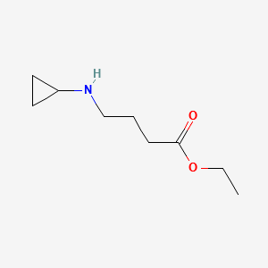 4-(CyclopropylaMino)butanoic acid ethyl ester structure, CAS 813429-65-1