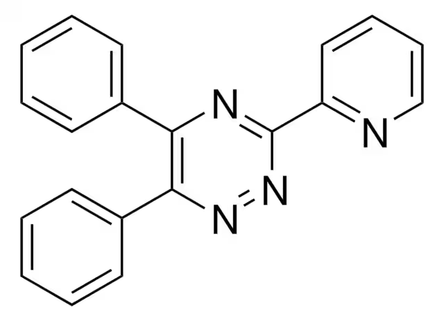 3-(2-PYRIDYL)-5,6-DIPHENYL-1,2,4-TRIAZINE structure, CAS 1046-56-6