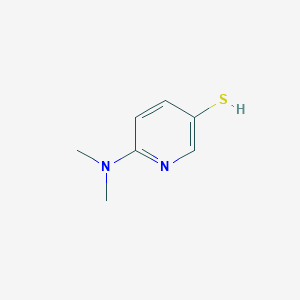 3-Pyridinethiol,6-(dimethylamino)-(9CI) structure, CAS 680591-10-0
