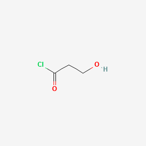 3-hydroxypropanoyl chloride structure, CAS 109608-73-3