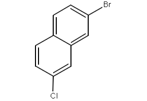 2-Bromo-7-chloronaphthalene structure, CAS 321939-67-7