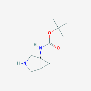 Cis-(3-Aza-Bicyclo[3.1.0]Hex-1-Yl)-Carbamic Acid Tert-Butyl Ester structure, CAS 1250883-73-8