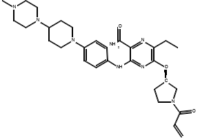 Naquotinib structure, CAS 1448232-80-1
