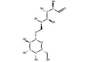 6-O-B-D-GALACTOPYRANOSYL-D-GALACTOSE structure, CAS 5077-31-6