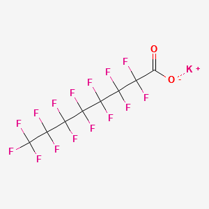 Potassium perfluorooctanoate structure, CAS 2395-00-8