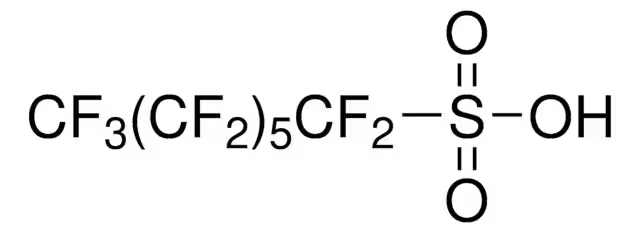 Perfluoroheptanesulfonic acid structure, CAS 375-92-8