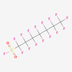 Perfluoroheptanesulfonyl fluoride structure, CAS 335-71-7