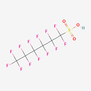Perfluorohexanesulfonic acid structure, CAS 355-46-4