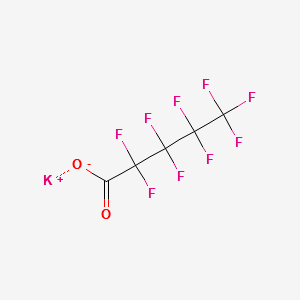 Potassium Perfluoropentanoate structure, CAS 336-23-2