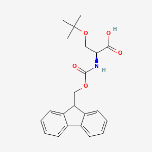 FMOC-O-tert-Butyl-L-serine structure, CAS 71989--33-8