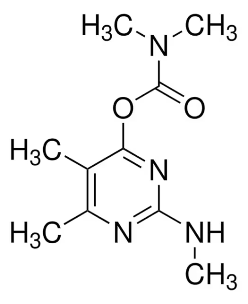 PIRIMICARB-DESMETHYL structure, CAS 30614-22-3