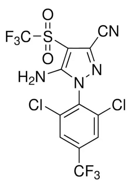 FIPRONIL-SULFONE structure, CAS 120068-36-2