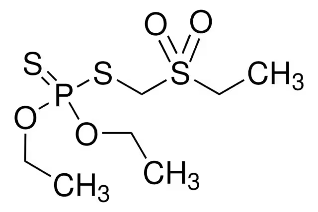 PHORATE SULFONE structure, CAS 2588-04-7